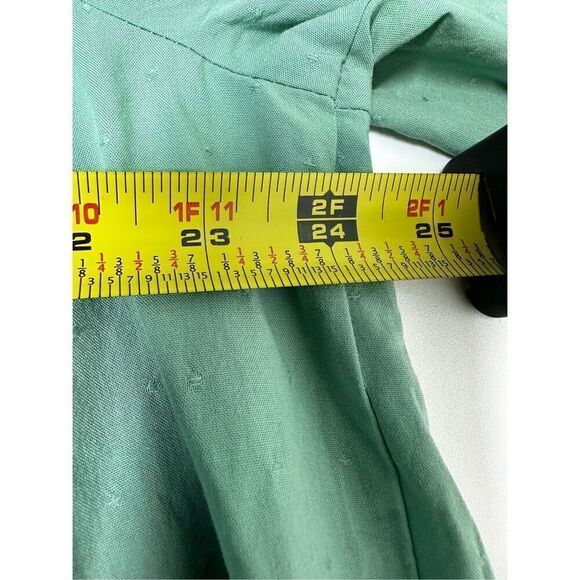 UNIVERSAL THREAD Bohemian Women’s Blouse SIZE XXL GREEN TIE Neck Prairie - Picture 11 of 14